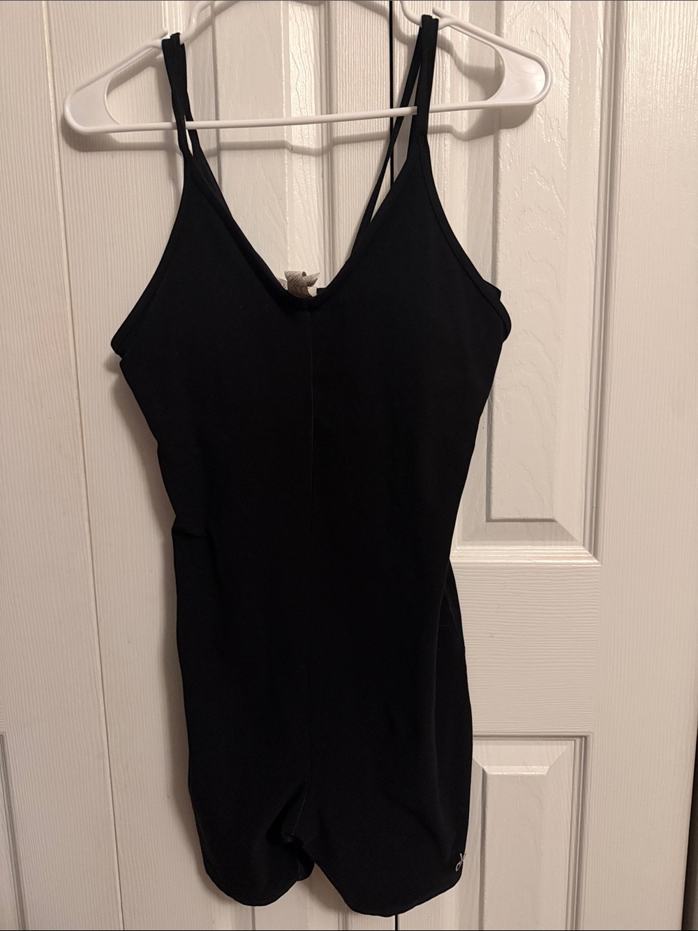 ALO Yoga Black Strappy Women’s Bodysuit Romper